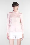 Alice And Olivia Alice + Olivia Willa Shirt In Pink