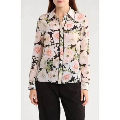 Alice And Olivia Alice + Olivia Willa Silk Button-up Shirt