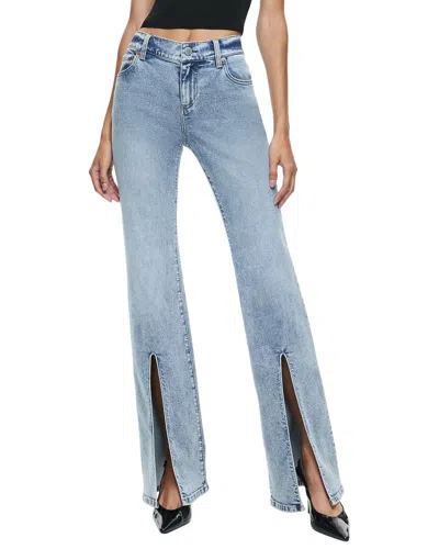 Alice And Olivia Alice + Olivia Winslow Slim Fit Slit Jean