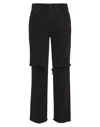 Alice And Olivia Alice + Olivia Woman Pants Black Size 24 Cotton In Black