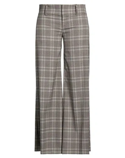 Alice And Olivia Alice + Olivia Woman Pants Light Grey Size 10 Recycled Polyester, Viscose, Elastane In Gray