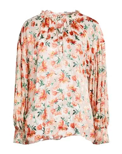 Alice And Olivia Alice + Olivia Woman Top Light Grey Size L Viscose, Silk In Gray