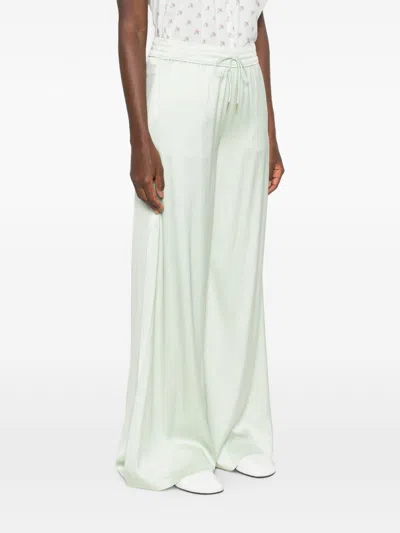 Alice + Olivia Alice+olivia Kenley Wide Leg Trousers In Green