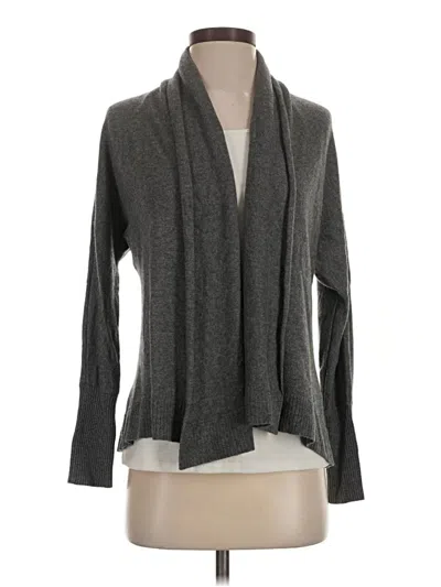 Pre-owned Alice And Olivia Alice + Olivia Wool Cardigan Sweater In Gray