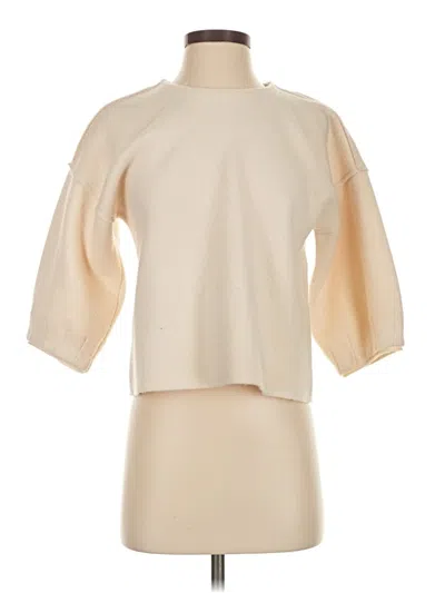 Pre-owned Alice And Olivia Alice + Olivia Wool Cardigan Sweater In White