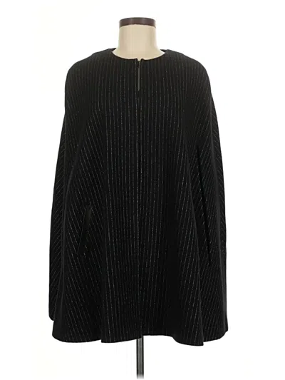 Pre-owned Alice And Olivia Alice + Olivia Wool Coat In Black