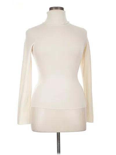 Pre-owned Alice And Olivia Alice + Olivia Wool Pullover Sweater In White