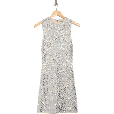 Alice And Olivia Alice + Olivia Wynell Crystal Embellished Sleeveless Dress