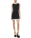 Alice And Olivia Wynell Scuba Mini Dress In Multi