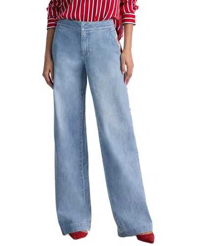 Alice And Olivia Alice + Olivia Xander Straight Leg Jean In Blue