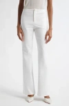 Alice And Olivia Olivia Vegan Leather Pant In White