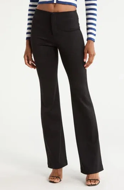 Alice And Olivia Alice + Olivia Yuki Mr Wide Leg Pants In Black