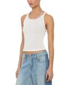 Alice And Olivia Allen Tank Top In Gray