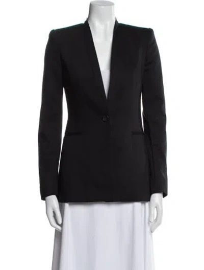 Pre-owned Alice And Olivia Alpaca Blazer In Black