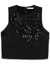 Alice And Olivia Amal Embellished Tank In 黑色