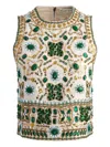 Alice And Olivia Amal Embellished Tank