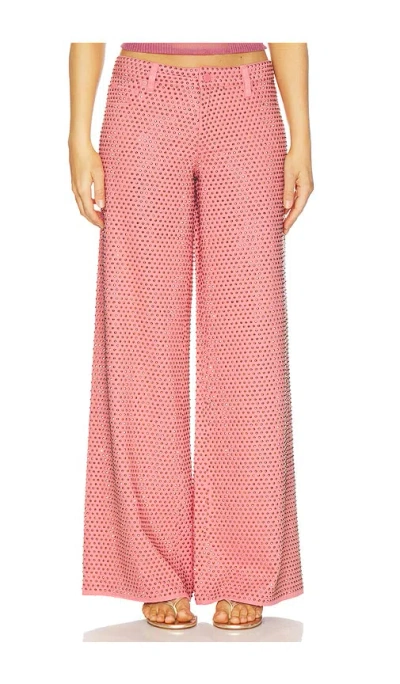 Alice And Olivia Amazing Embellished Jean In Pink