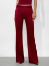 Alice And Olivia Andrew Bootcut Pant In Garnet