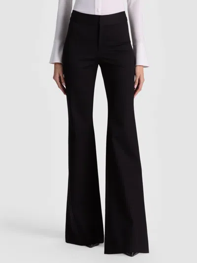 Alice And Olivia Shane Wide Leg Pant In Black
