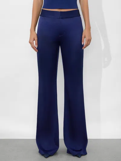 Alice And Olivia Andrew Pant In Midnight Blue