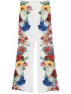Alice And Olivia Andrew Pant In White