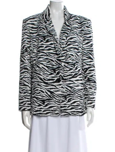 Pre-owned Alice And Olivia Animal Print Blazer W/ Tags In Multi