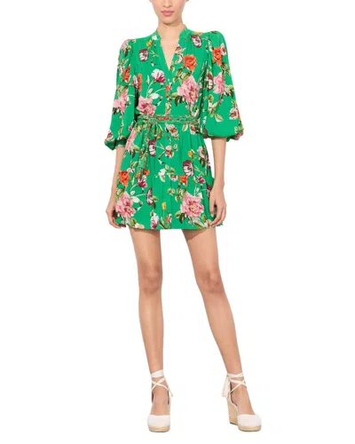 Alice And Olivia Antonette Dress In Green