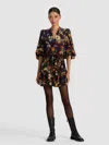 Alice And Olivia Antonette Mini Dress In Black