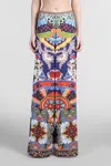 Alice And Olivia Athena Clean Wide Leg Pants On The Road In Multi