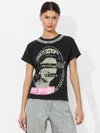 Alice And Olivia Atlas Embellished Tee In Sex Pistols
