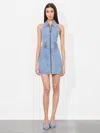 Alice And Olivia Axelle Zip Front Mini Dress