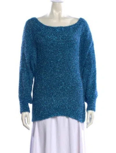 Pre-owned Alice And Olivia Bateau Neckline Sweater
