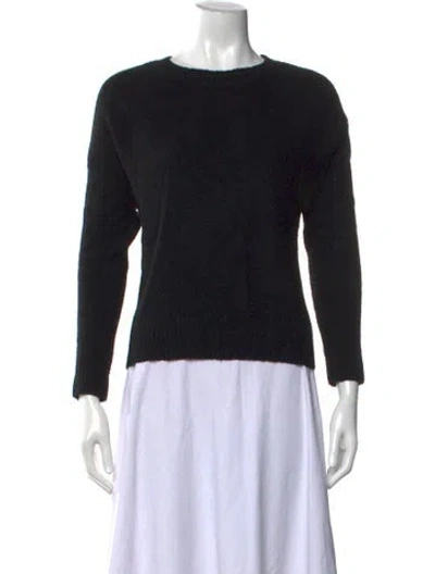 Pre-owned Alice And Olivia Bateau Neckline Sweater In Black