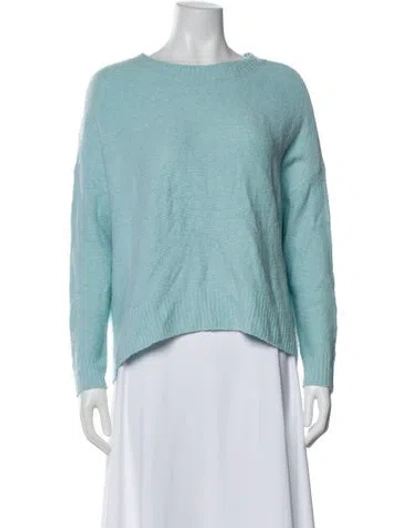 Pre-owned Alice And Olivia Bateau Neckline Sweater In Blue