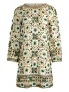 Alice And Olivia Eleonora Embellished Tunic Dress