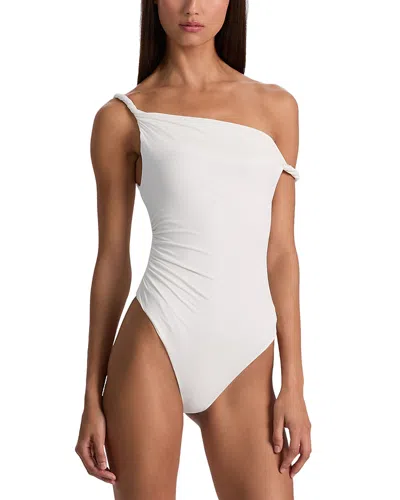 ALICE AND OLIVIA ALICE AND OLIVIA BIANCA TWIST SHOULDER BODYSUIT