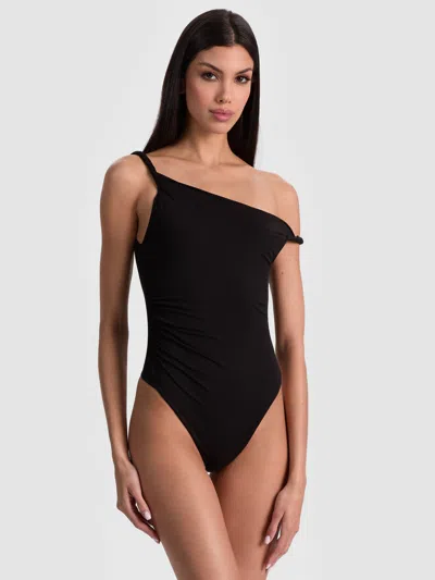 ALICE AND OLIVIA BIANCA TWISTED BODYSUIT