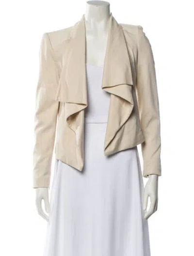 Pre-owned Alice And Olivia Biker Jacket In Neutral
