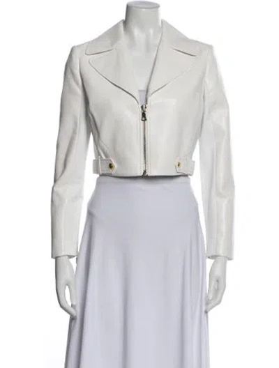 Pre-owned Alice And Olivia Biker Jacket W/ Tags In Blue