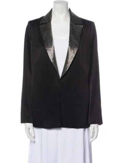Pre-owned Alice And Olivia Blazer In Black