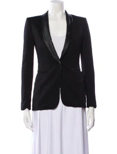 Pre-owned Alice And Olivia Blazer In Black
