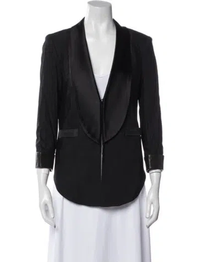Pre-owned Alice And Olivia Blazer In Black