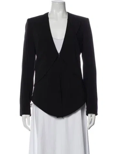 Pre-owned Alice And Olivia Blazer In Black