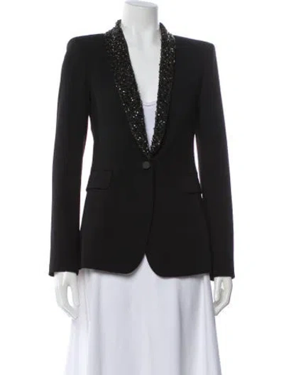 Pre-owned Alice And Olivia Blazer In Black