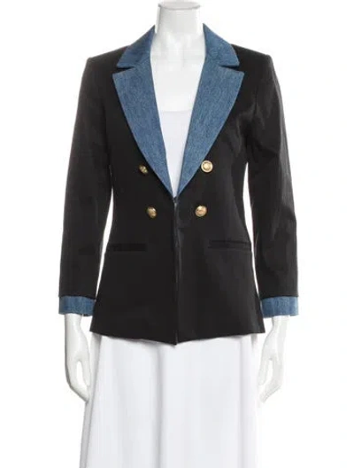 Pre-owned Alice And Olivia Blazer In Black
