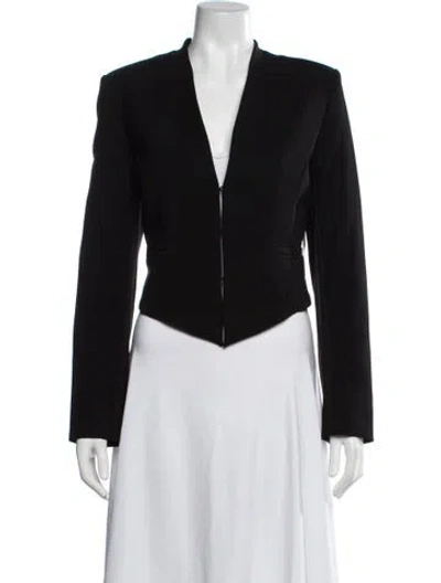 Pre-owned Alice And Olivia Blazer In Black