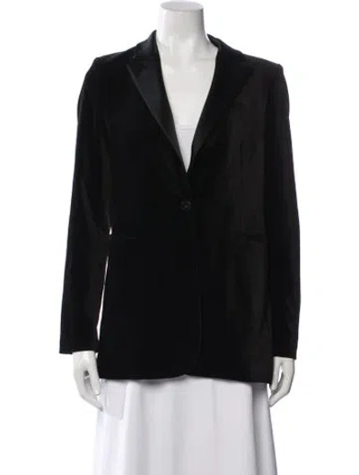 Pre-owned Alice And Olivia Blazer In Black