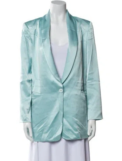 Pre-owned Alice And Olivia Blazer In Blue