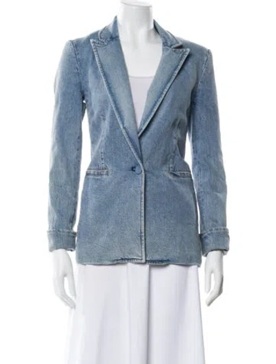 Pre-owned Alice And Olivia Blazer In Blue