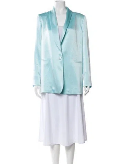 Pre-owned Alice And Olivia Blazer In Blue